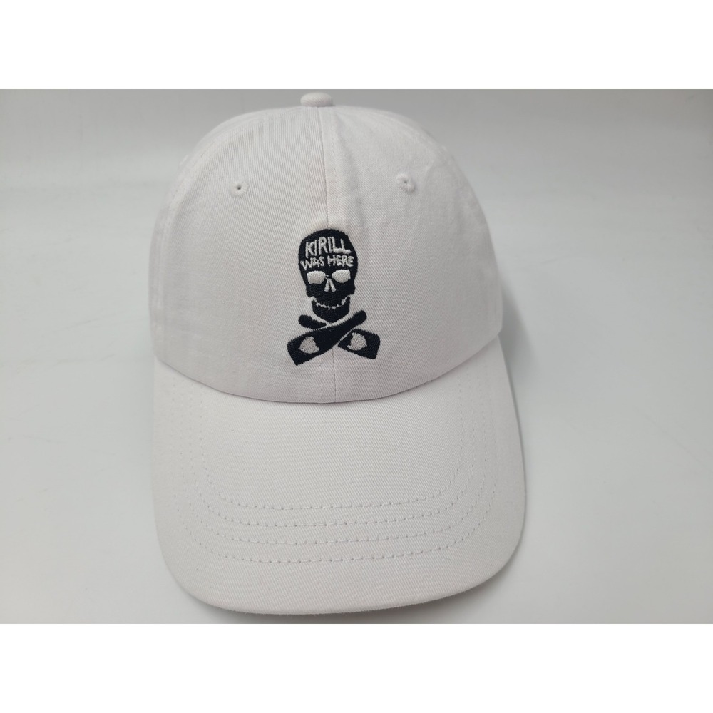 Kirill Was Here Linda Finegold Strapback Adjustable Hat Cap Dad Men Women White